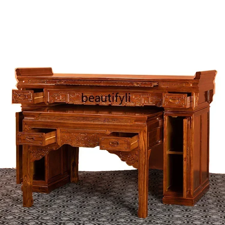 

Shrine Household Altar Altar Clothes Closet Economical Solid Wood Buddha Cabinet God of Wealth Camphor Wood