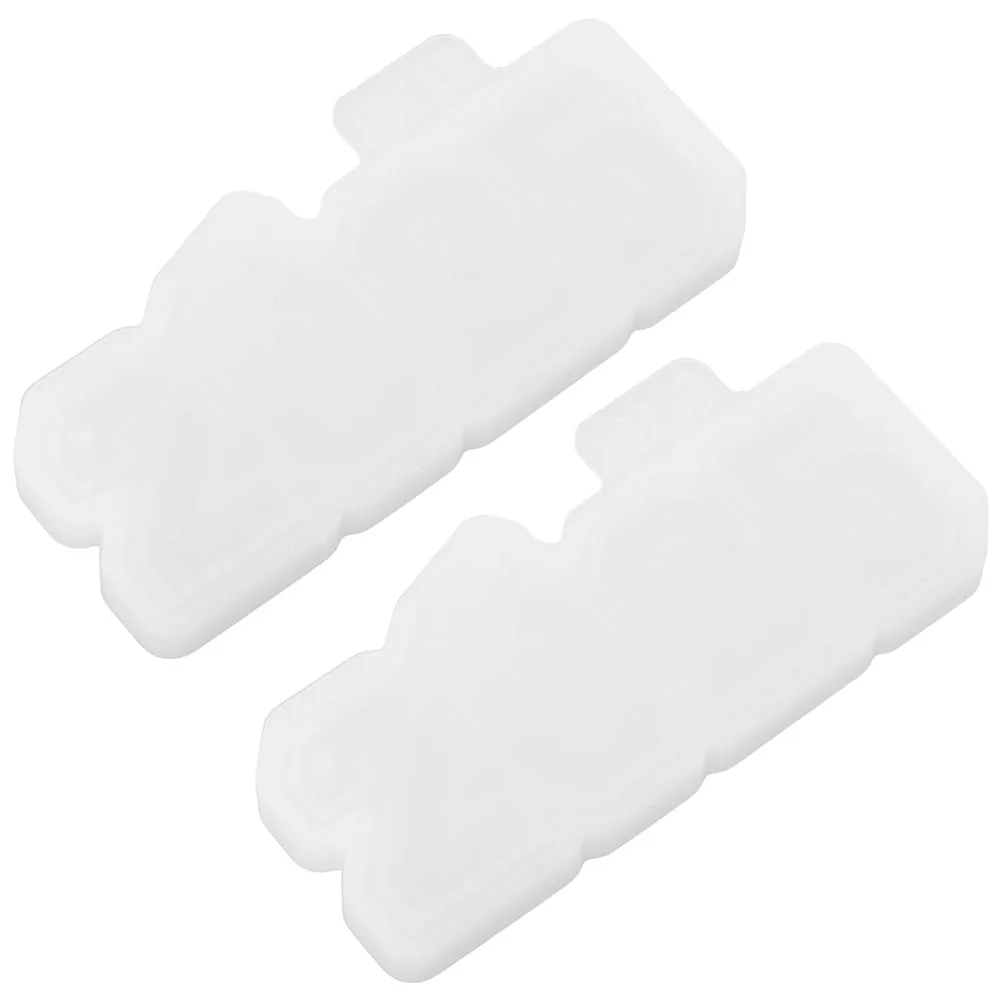 

2 Pcs Hat Pendant Grad Hat Keychain Resin Molds Resin Mold Keychain Silicone Doctor Charm Backpack Accessories