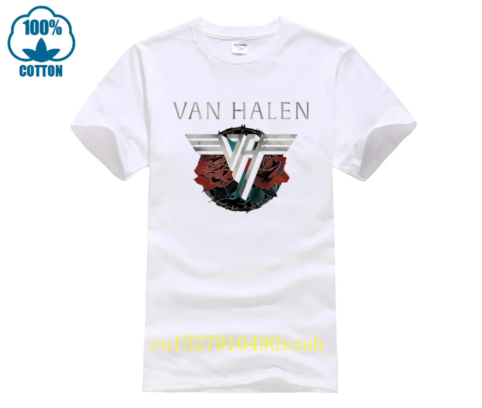 Футболка мужская отбеливающаяся с принтом ван Халена, уличная одежда с принтом рок-группы, модная рубашка унисекс, стирка высокого качества