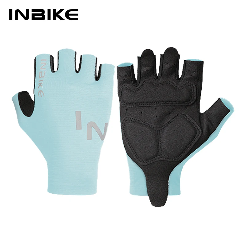 AliExpress INBIKE Cycling Gloves Half Finger MTB Road Biking Gloves for Men Women Lightweight Breathable Anti Slip Gloves Bike Accesssorie