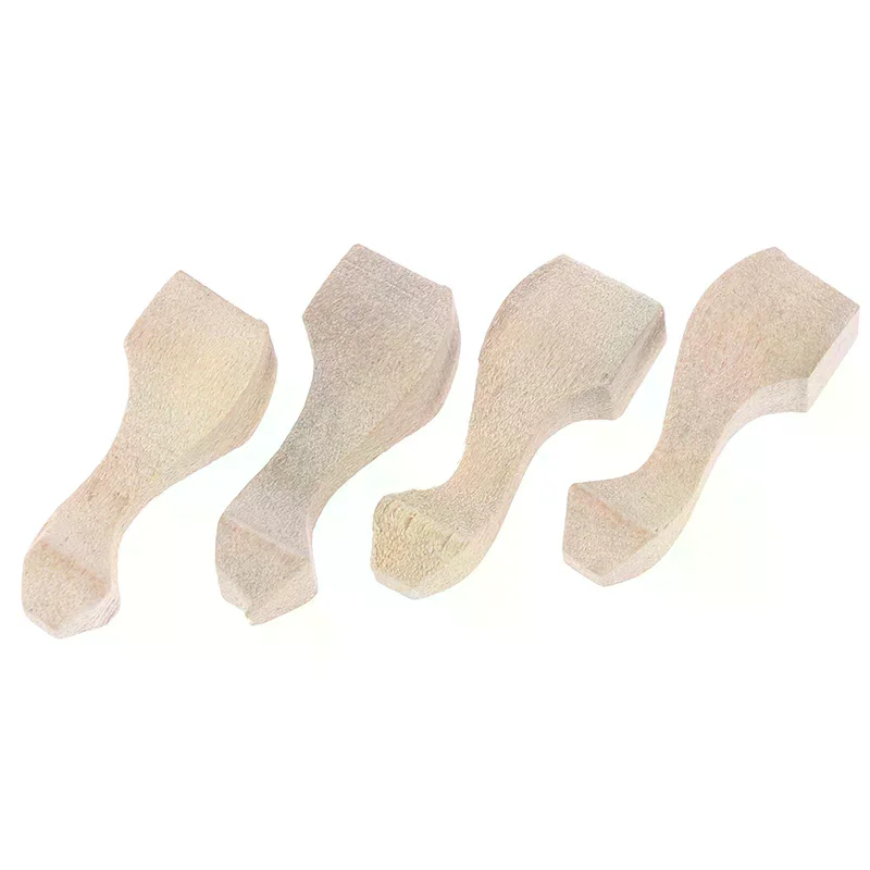 1/12 Dollhouse Miniature Tea Table Cabinet Sofa Leg Diy Making Accessory Toys For Kids Creative Play