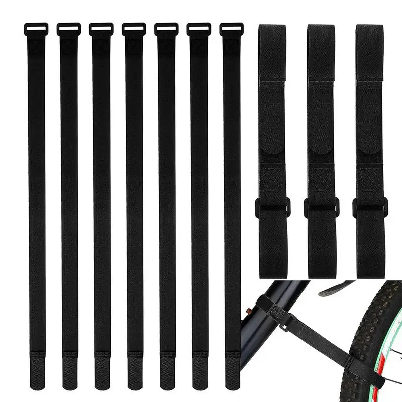 

Cycle Straps For Rack 10PCS Adjustable Cycle Rack Wheel Strap Hook And Loop Securing Straps For Cables Ropes Hoses Cycle