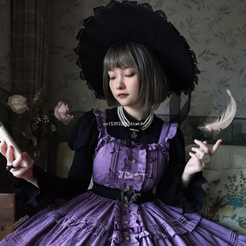 

Elegant Witch Hat Enchanting Wizard Hat Stylish Costume Hat Fashion Headgear Dropship