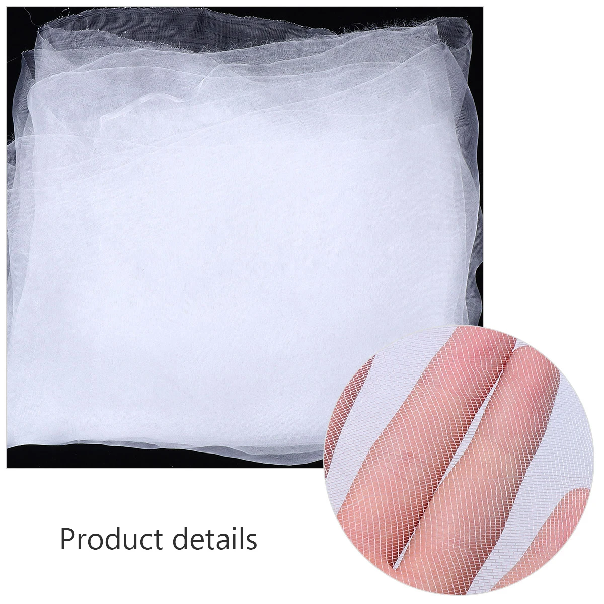 

500X100cm Thick Breathable Encrypted Gauze Insect proof Net Outdoor Plant Protective Mesh Anti Fly Wasp Easy Install