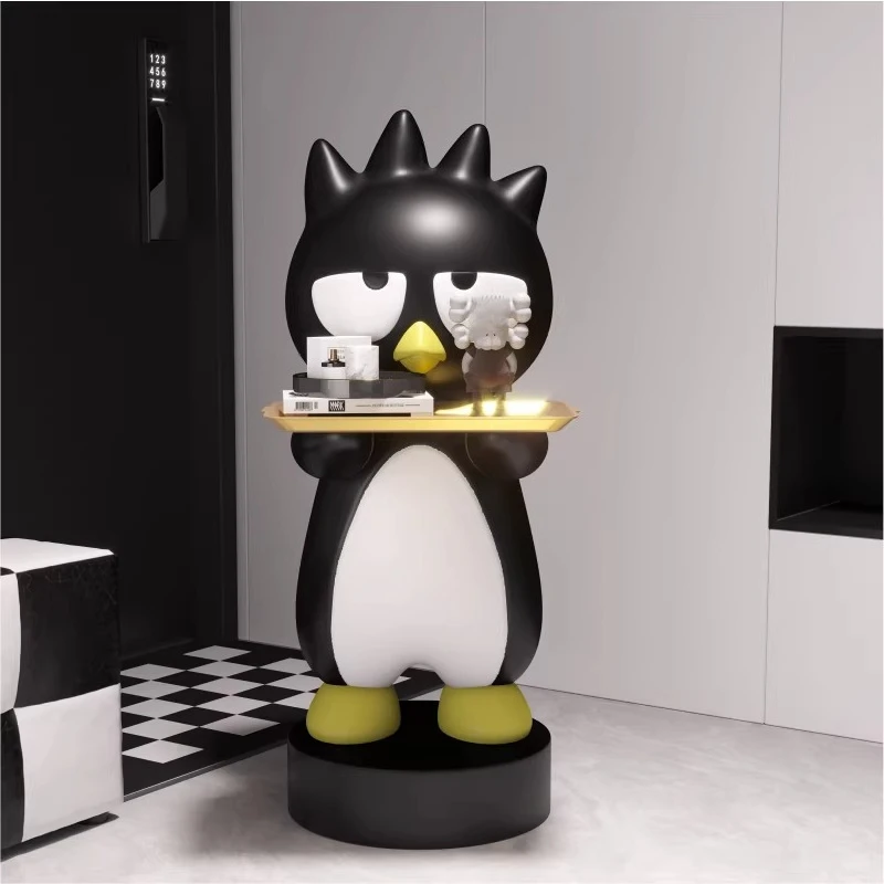 Home Decor Cool Penguin Statues Floor Decoration Living Room Sofa Large Art Decor Creative Welcome Sculptures Housewarming Gifts