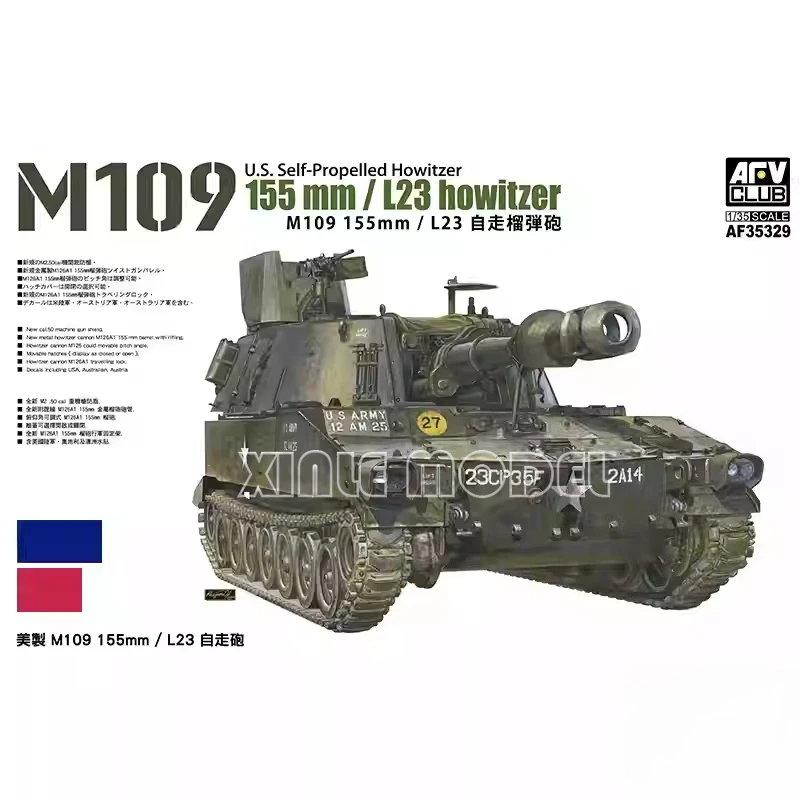afv-club-plastic-assembled-tank-model-kit-35329-m109-155mm-l23-self-propelled-howitzer-1-35