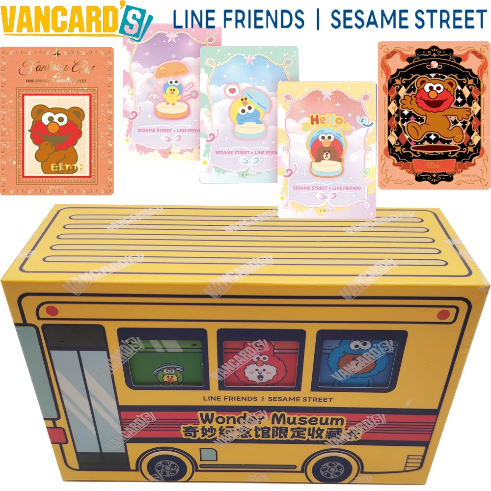 

Original VANCARD'S SESAME STREET Collection Cards Wonder Museum Series Children's Education Animation Exquisite Peripheral Cards