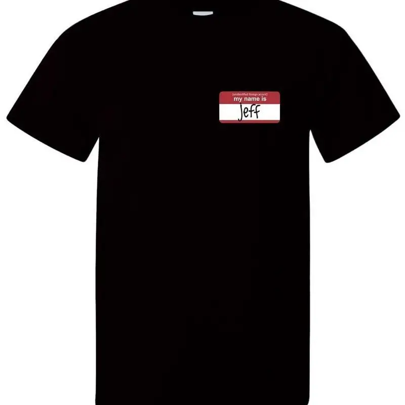 

Мужская футболка «Мое имя Джефф» 22, забавный слоган в стиле прыжков в стиле улицы