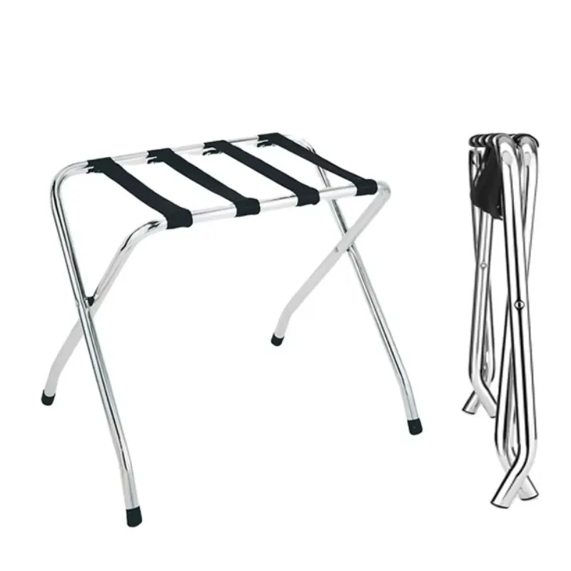 stainless-steel-folding-luggage-rack-with-black-nylon-hotel-room-foldable-suitcase-holder-heavy-duty-110lbs-luggage-rack