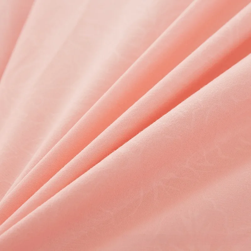 Luxury Solid Colot Ruffle Edge Lace Bed Skirt Transparent Gauze Bedspread Non-slip Mattress Cover Queen King Size Bedding Decor