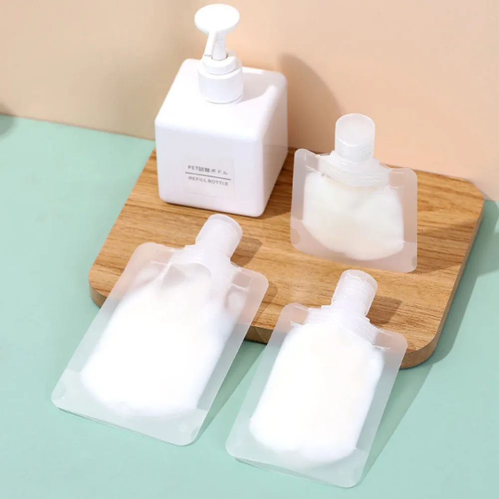 Lotion Packaging Bags Liquid Dispenser Split Bag Packing Bag Plastic Portable Reusable Travel 30/50/100ml 5pcs