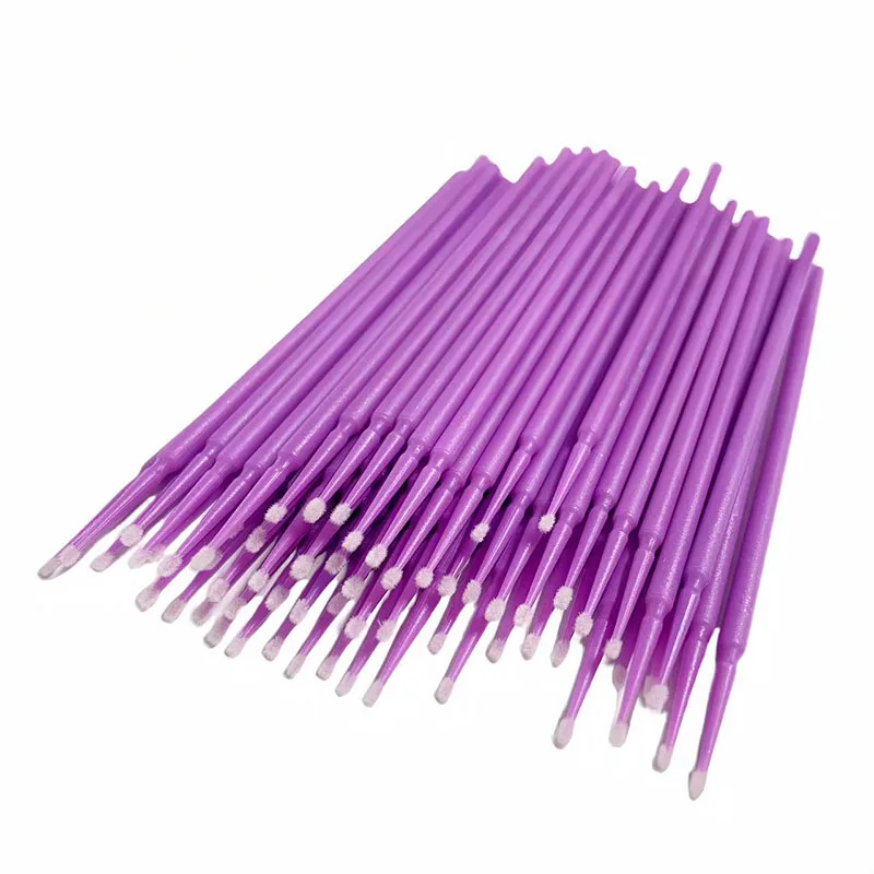 100pcs/Bottle Dental Micro Brush Disposable Micro Applicators Brushes S/M/L Teeth Oral Dentist Makeup Materials Extension Tools