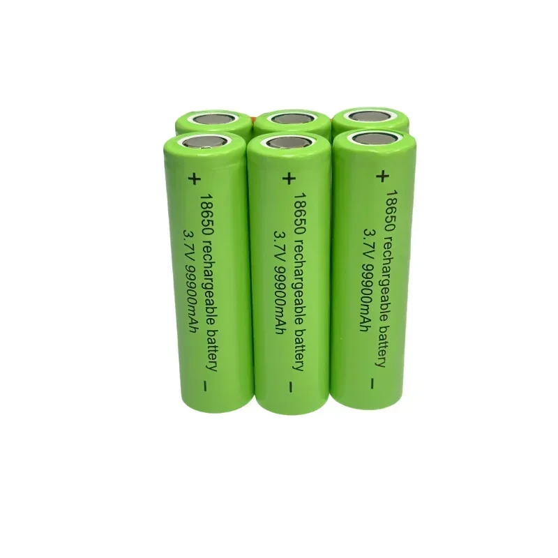 Bestselling100% original 18650 battery high-capacity 99900Mah 3.7V +charger,lithium-ion rechargeable battery for toy flashlights