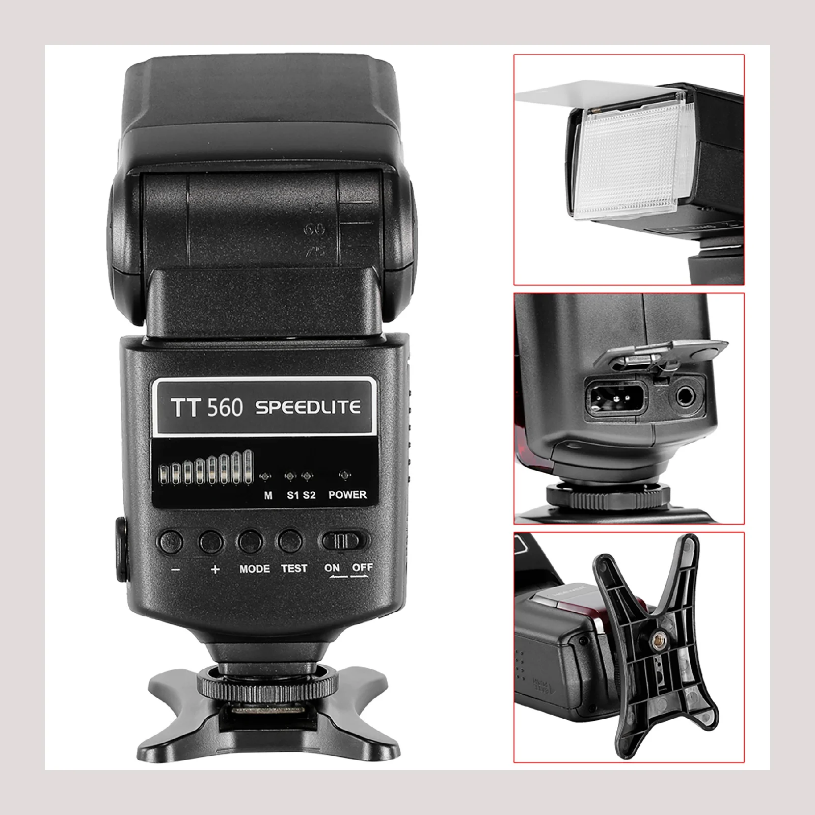 Neewer TT560 フラッシュ スピードライト、CT-16 ワイヤレス
