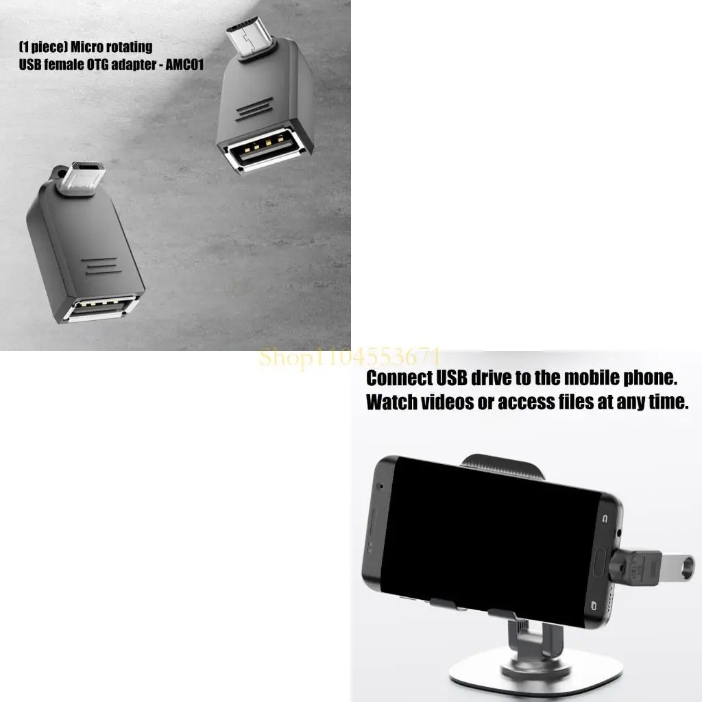 Best Seller Highly Speed 5Pin USB To USB OTG Converters Connectors Supports External Storage Devices And Peripherals Keyboards