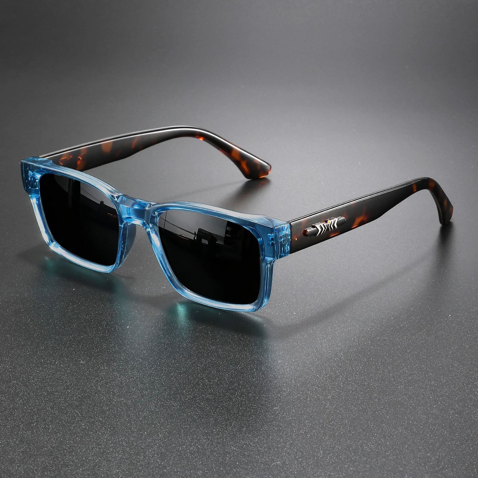 Retro Punk Fashion Sunglasses - Square Protective Frame, UV400 Unisex for Outdoor Adventures & Casual Style