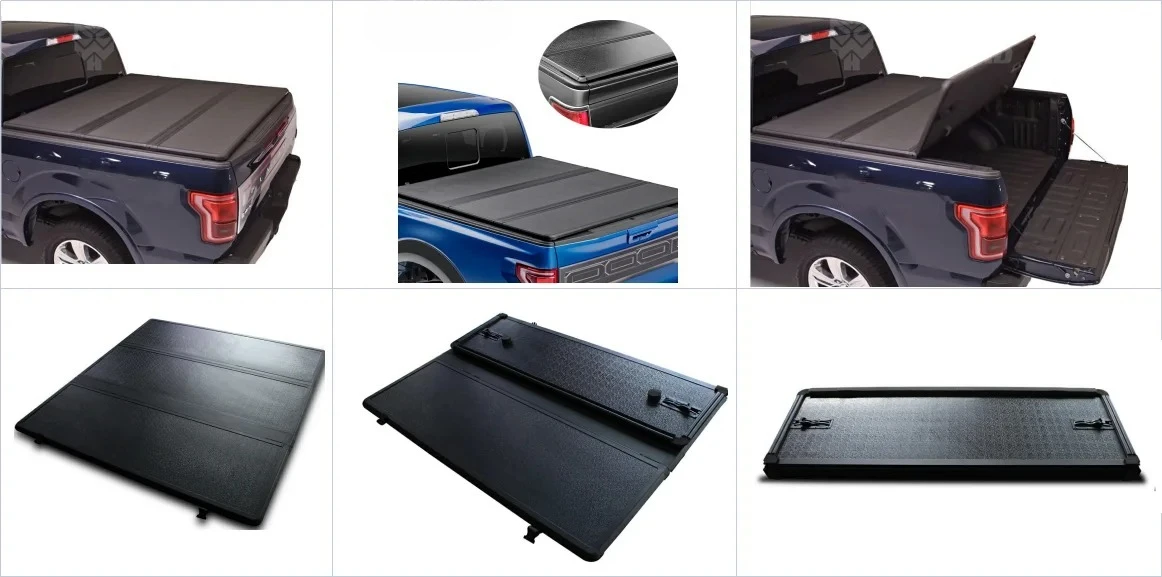 New Soft Roll up Aluminium Hard Fold Retractable Electric Manual Truck Bed Cover for F250 F350 F450 Tonneau Cover SUPER