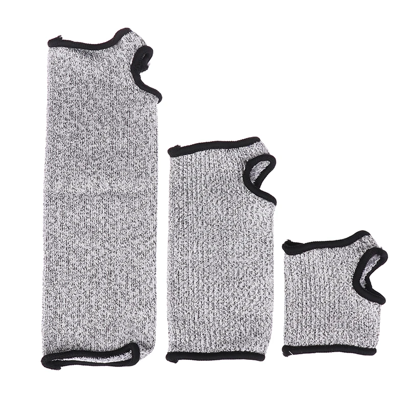 1Pc Level 5 HPPE Cut Resistant Anti-Puncture Work Protection Arm Sleeve Cover Cut-resistant Arm Sleeve