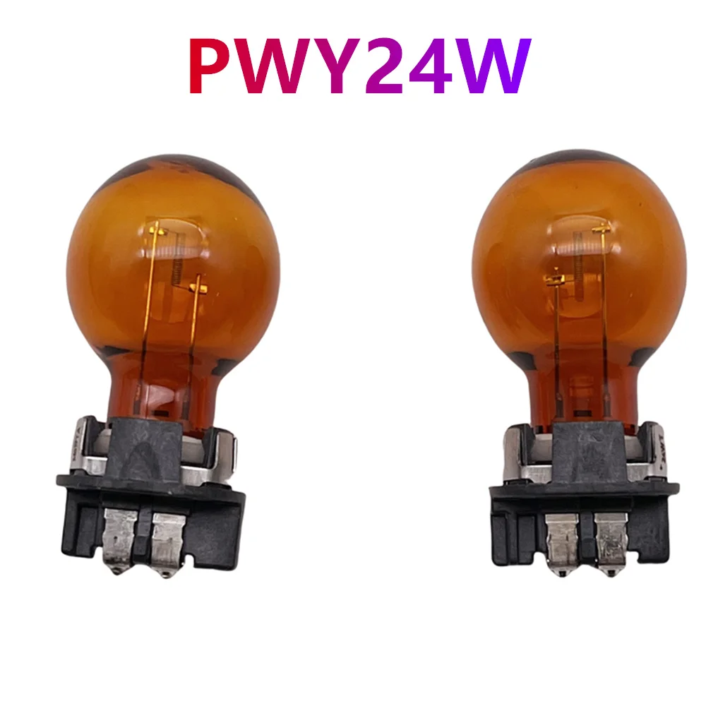 PWY24W 2PCS Original Halogen Lamp For Audi A3 A4 A5 Q3 Q7 VW Golf CC MK7 Amber Front Turn Signal Lights WP3.3x14.5-4 Auto Lamp - Image 4