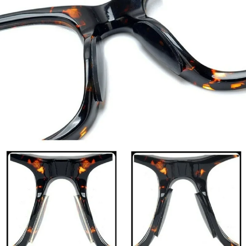 Lunettes auto-adhésives avec coussinets en silicone, lunettes anti-aldes, accessoire de support, virus de l'Antarctique