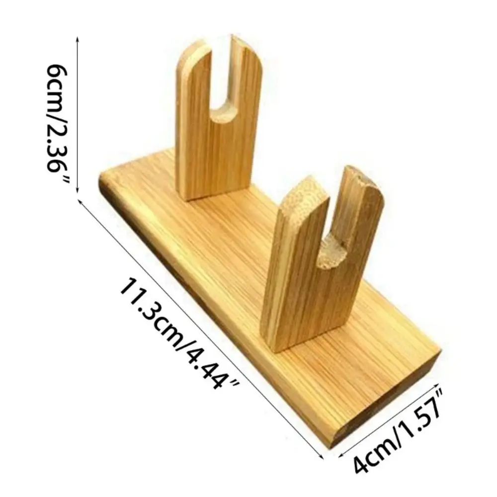 Durable Folding Hand Fan Stand Traditional Bamboo Bamboo Display Holder Stylish Chinese Traditional Fans Accessories