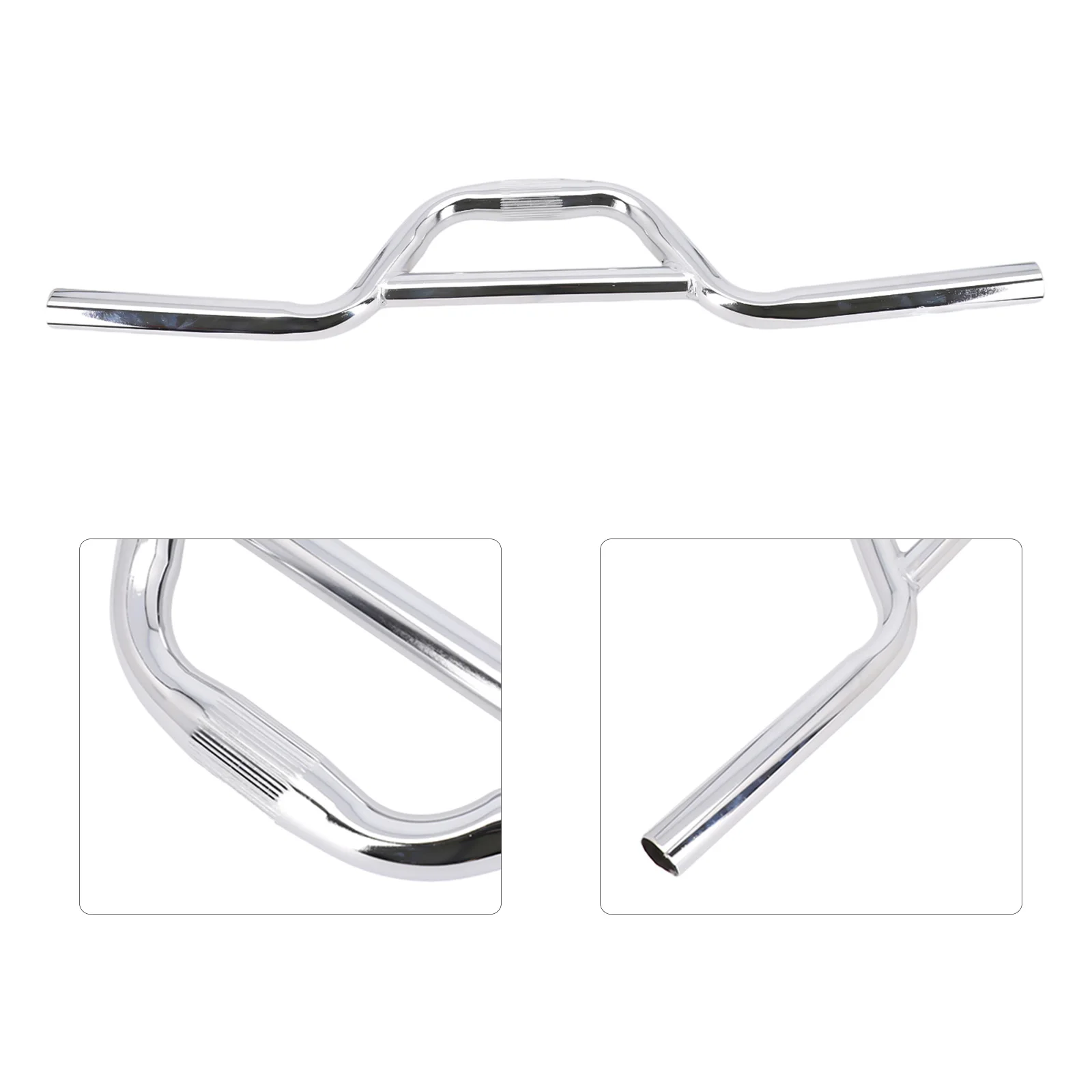 Bicycle Handlebar Riser 25.4x520Mm Steel Anti-rust Crossbeam Handle Children's Bike Handle Bar Accessories