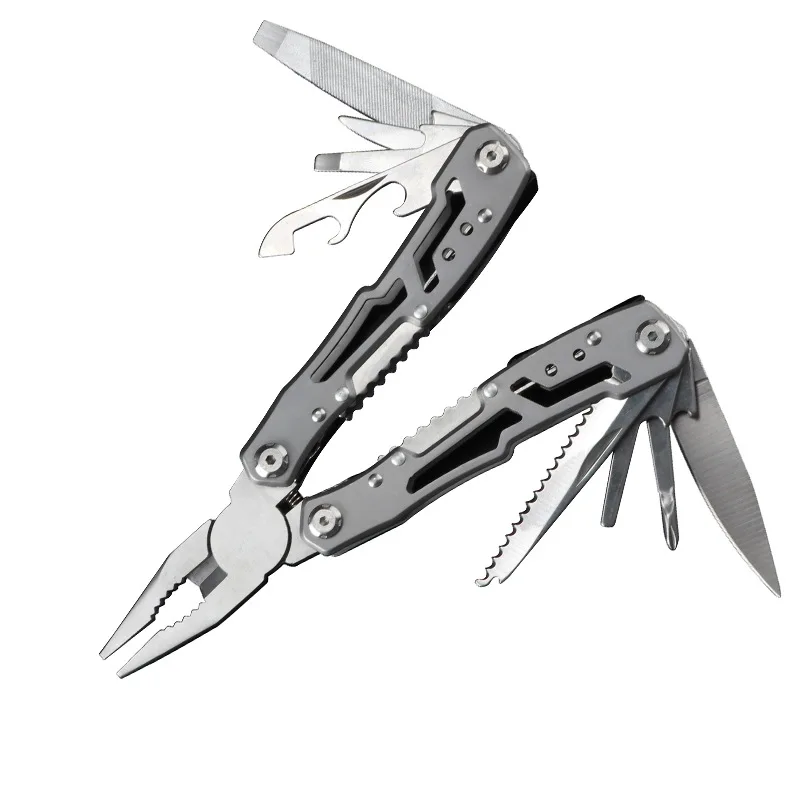Портативный карманный многофункциональный инструмент из нержавеющей стали 420, плоскогубцы, нож, отвертка для выживания на открытом воздухе, кемпинга, охоты и пешего туризма Портативный карманный многофункциональный инструмент из нержавеющей стали 420, плоскогубцы, нож, отвертка для выживания на открытом воздухе, кемпинга, охоты и пешего туризма