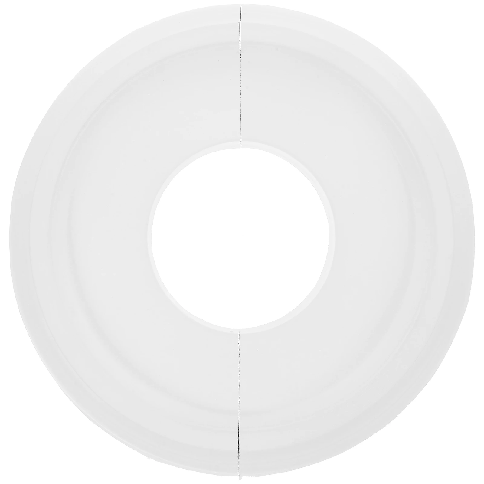 

Ceiling Decorative Cover 9 84x3 8in White PU Split Design Non Deformation Light Fixture Medallion Ceiling Fan Decor