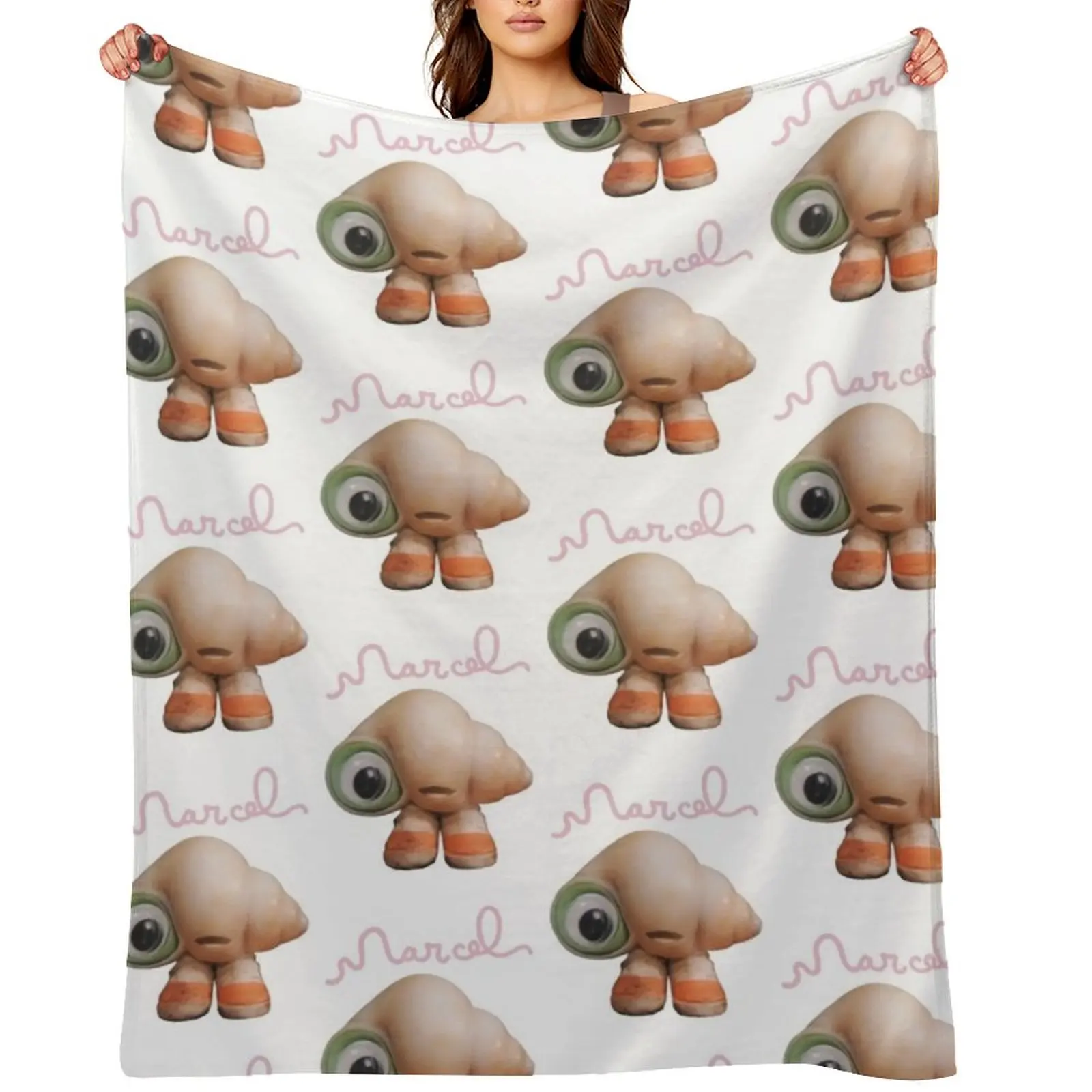 

Marcel the Shell with Shoes On Live Action Throw Blanket cosplay anime Comforter Kid'S Baby Blankets