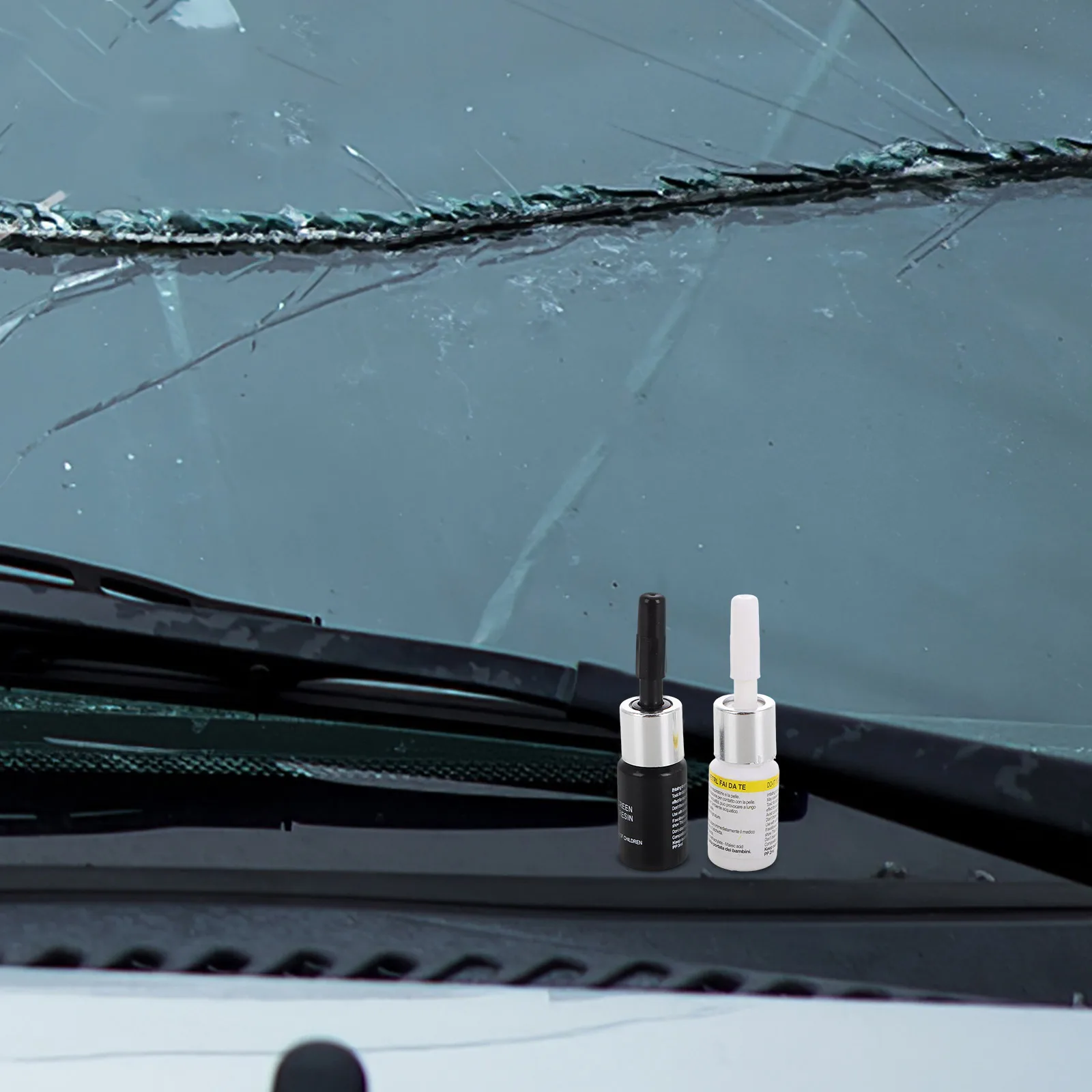 

Glass Repairing Liquid Car Kit for Crack Body Tools Cracked Windshield Fluid Automatic