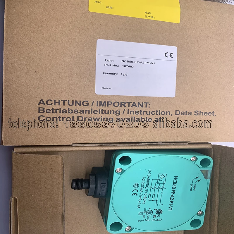 

В наличии: Новый индуктивный датчик приближения NCB50-FP-A2-P1-V1. Гарантия 1 год. Высокое качество. От проверенного продавца.