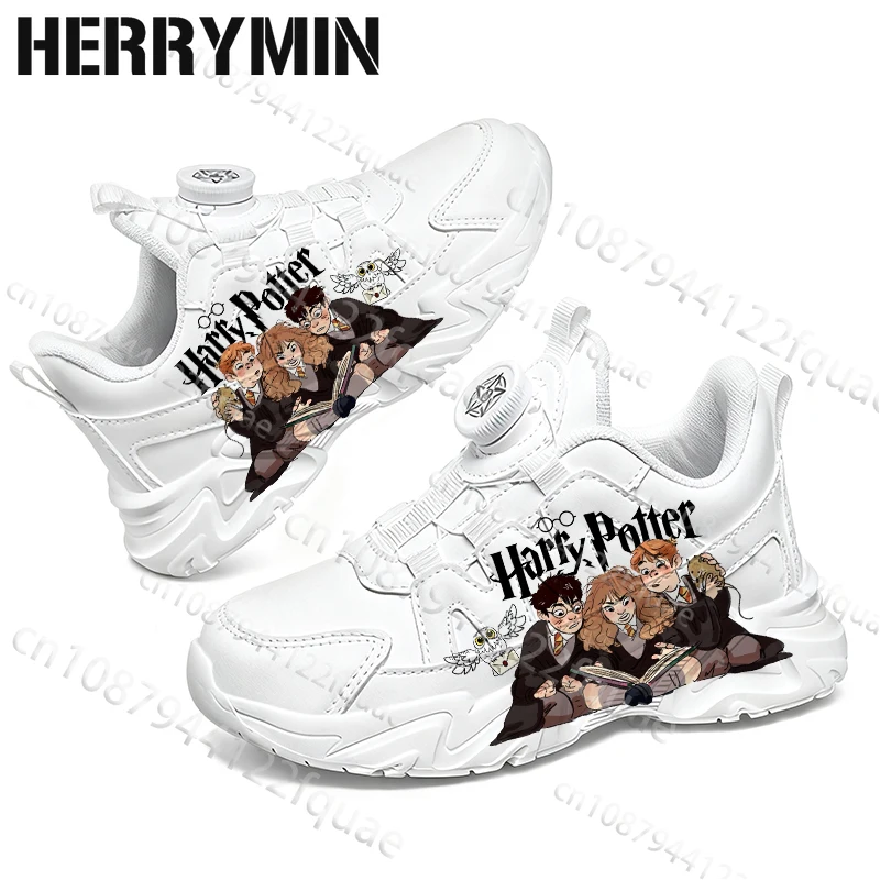

Harrys Potters Boys Girls Youth Kids Sports Shoes Campus Fashion Print Design Thick Sole Arch Support Lightweight Board Shoes