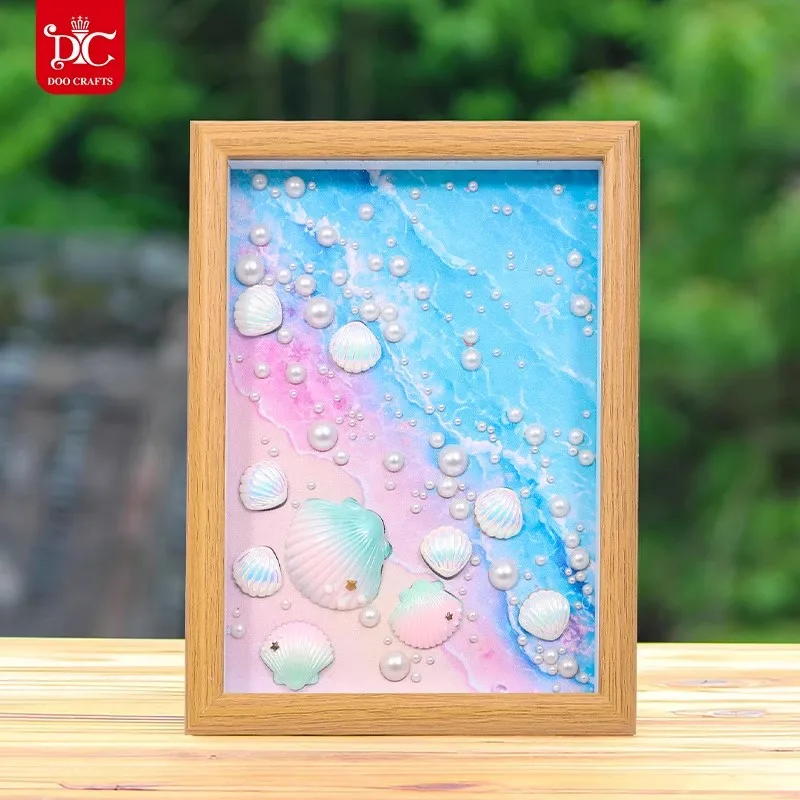 

5D Special Diamond Painting DIY Embroidery Kit Shell dolphin Decorative With Frame New Arrival