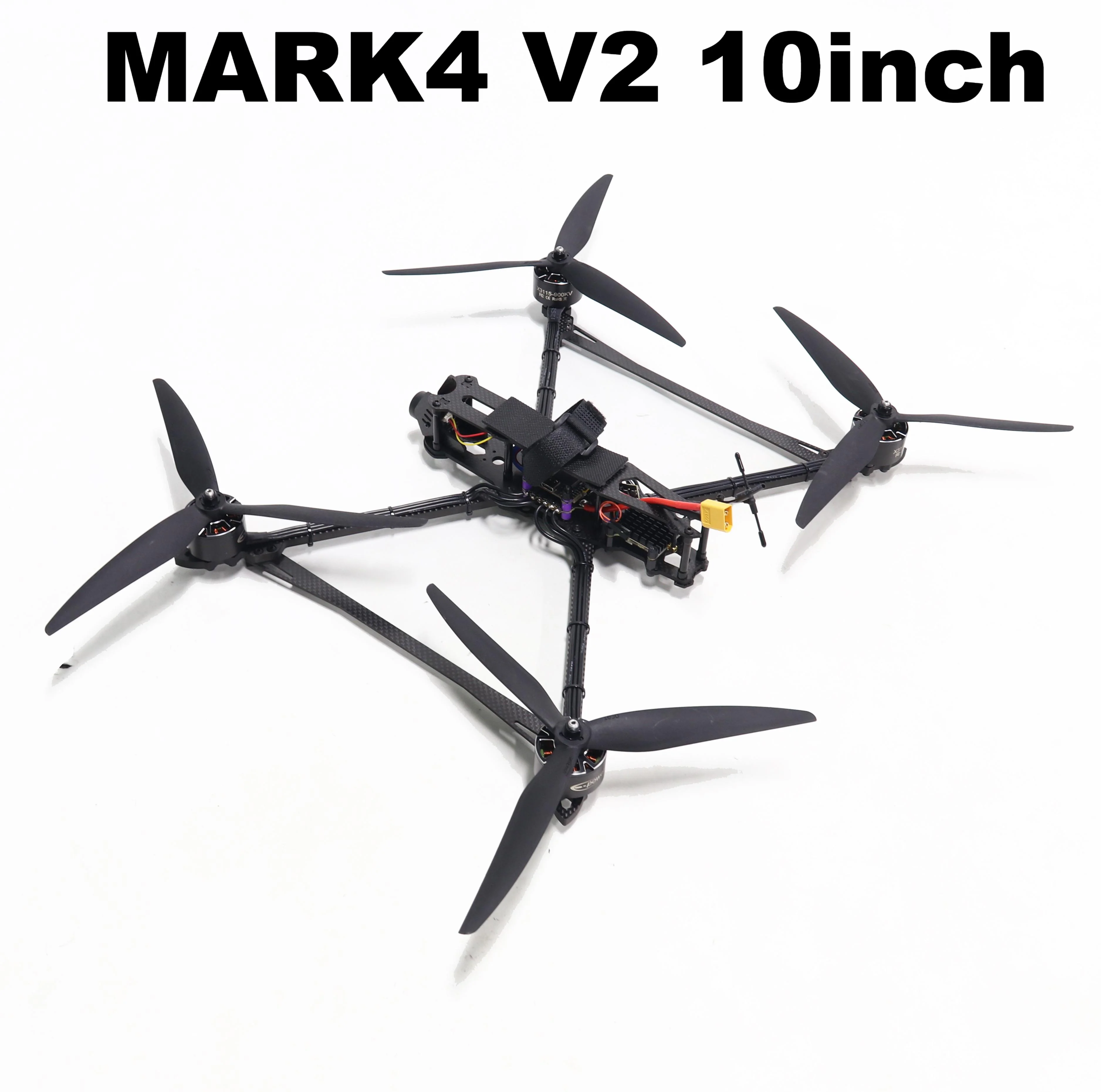 

MARK4 V2 10inch F4V3S/F4V3S PLUS Flight Control 45/60A 4INI ESC rack drone FPV carbon fiber PV Racing Drone Quadcopter Freestyle