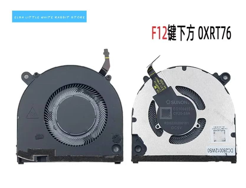 FOR DELL latitude 14-9000 L9440 2in1 FAN 0XRT76 0F90WT