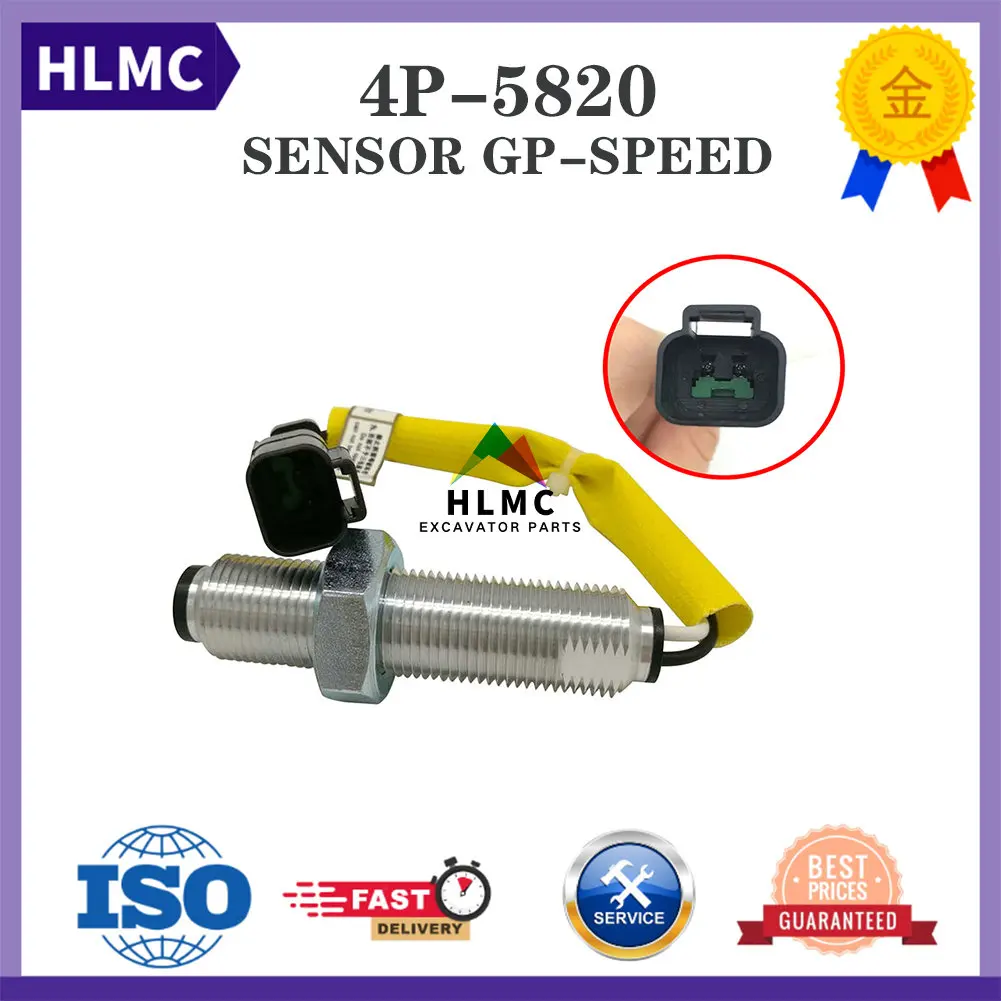 Excavator Electronic Parts CA4P5820 4P-5820 4P5820 Speed Sensor For Engine 3116 G3306 C9 C-10 C-12 C11 C13 C13B C15 C18