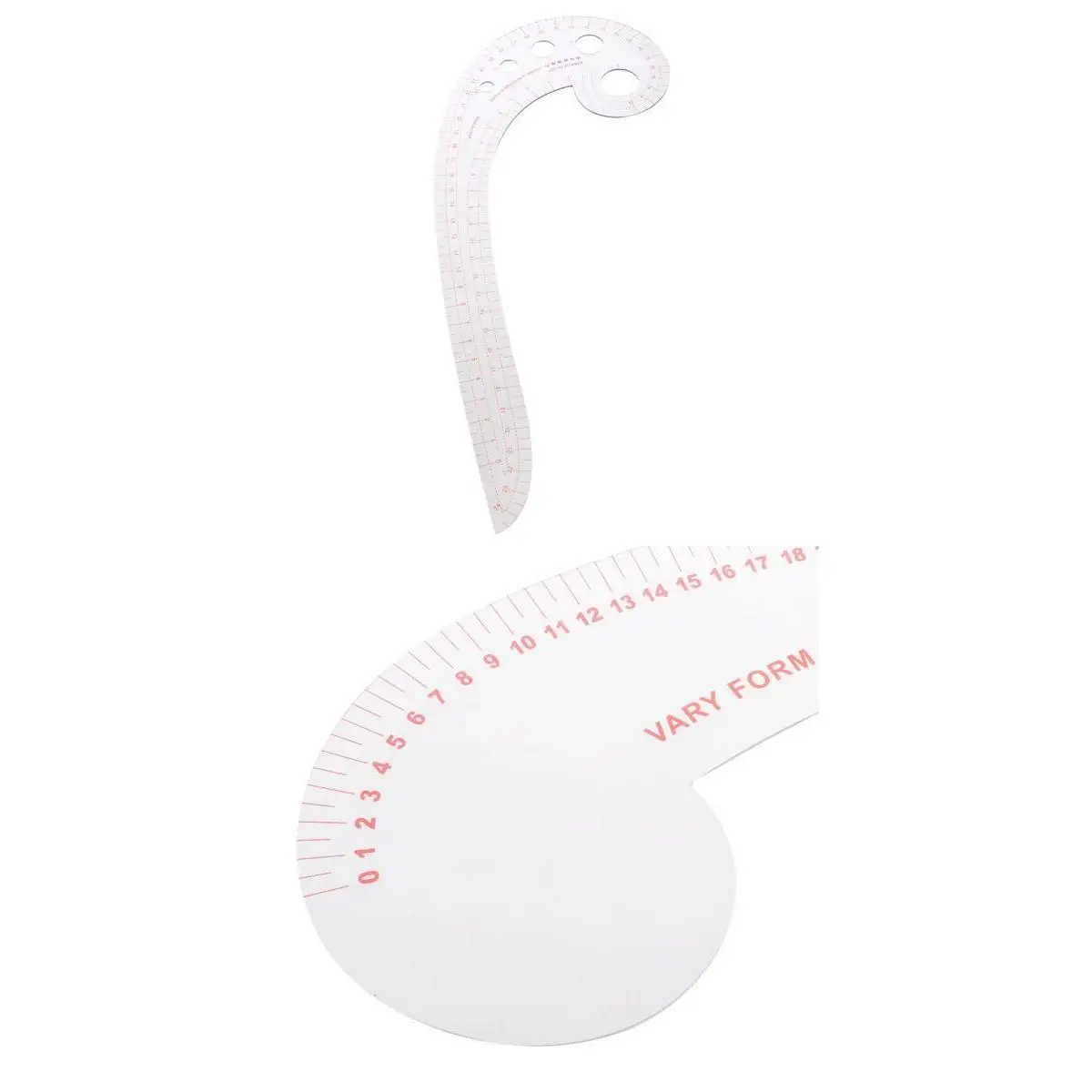 

Линейка для квилтинга и пэчворка, прозрачная линейка-запятая для дизайна одежды, раскроя ткани, шитья и рукоделия