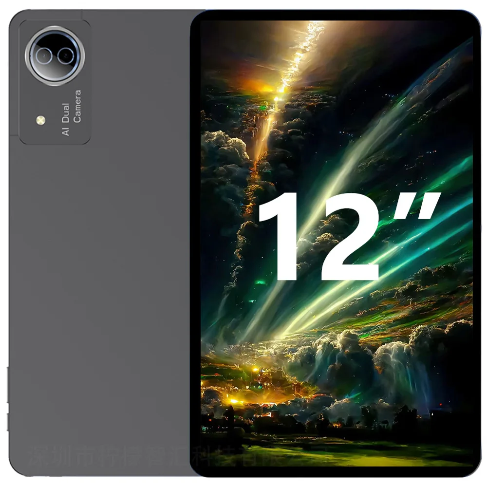 

Nenmone Tab50 Tablet 12 inch FHD Display Android 15 Unisoc T616 16GB/256GB 9000mAh Battery 18W 4G LTE with keyboard