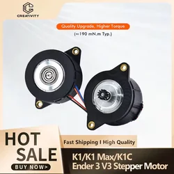 3D Printer K1/K1 Max Extrusion Extruder Motor 1.8 Degree Press 12 Tooth Gear Circular Stepper Motor for K1/ K1C/ Ender 3 V3 SE