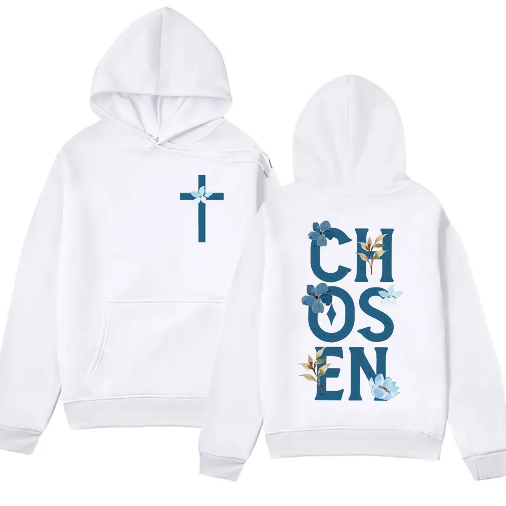 

Women's Trendy Christian Hoodies Men's Clothing Floral Aesthetic Bible Verse Printing Sweatshirts Oversized Pullover for Winter