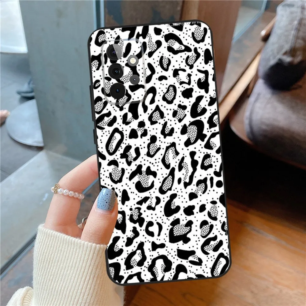 Leopard grain   Phone Case For SamsungS24,23,22,21,S20 ,Pro10,S30Plus,S9,20lite Ultra Black Cover