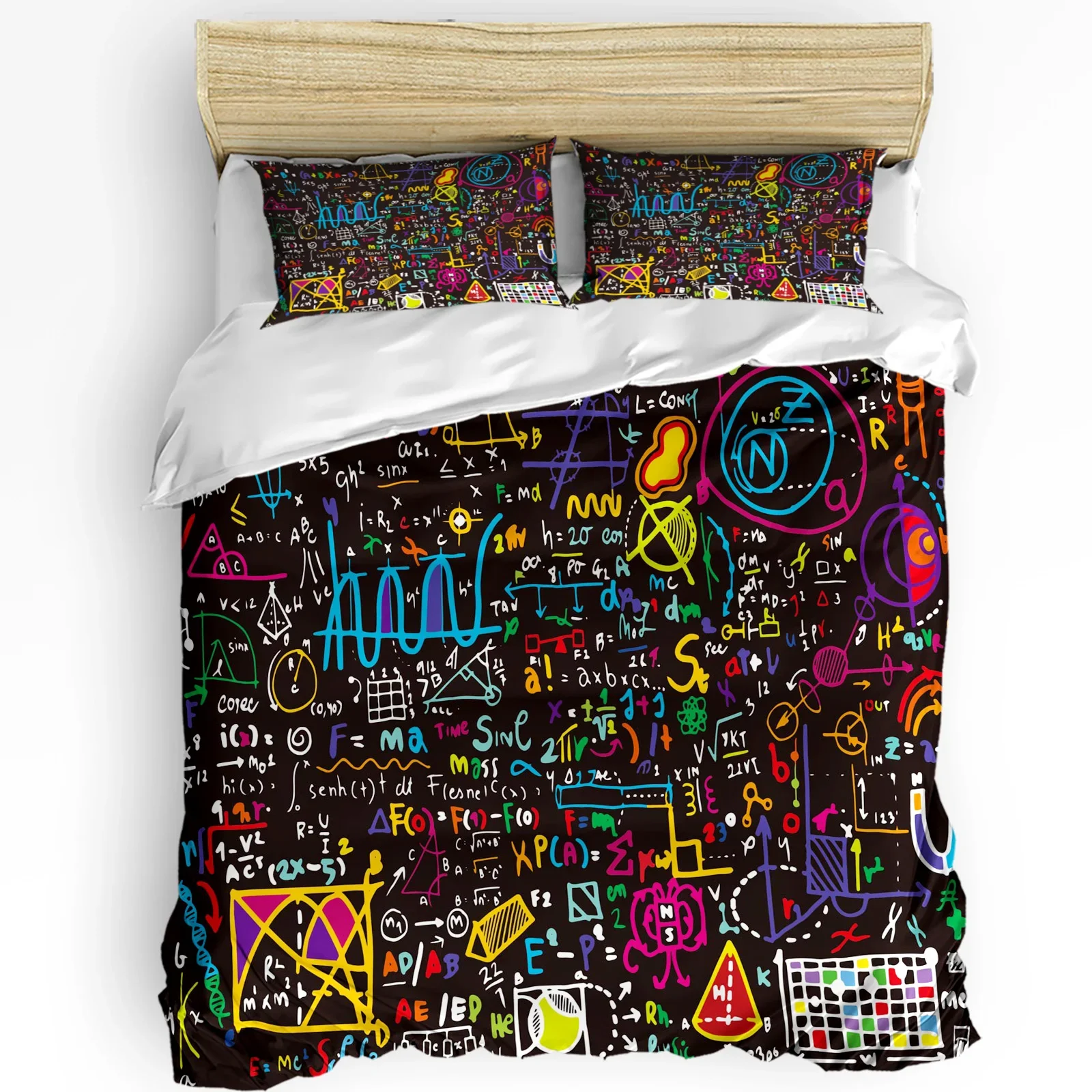 

Mathematics Physics Formula Duvet Cover Bed Bedding Set Home Textile Quilt Cover Pillowcases Bedroom Double Bedding Set No Sheet