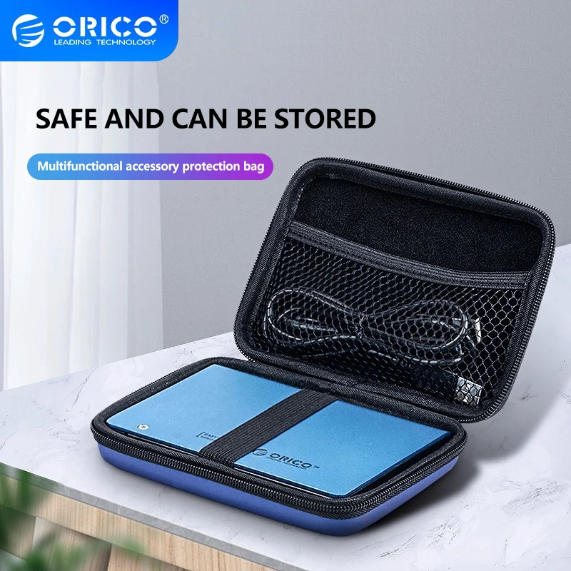 ORICO PHB 2.5 inch Portable Hard Drive Carrying Case HDD Storage Bag for HDD SSD USB Cable Card Reader