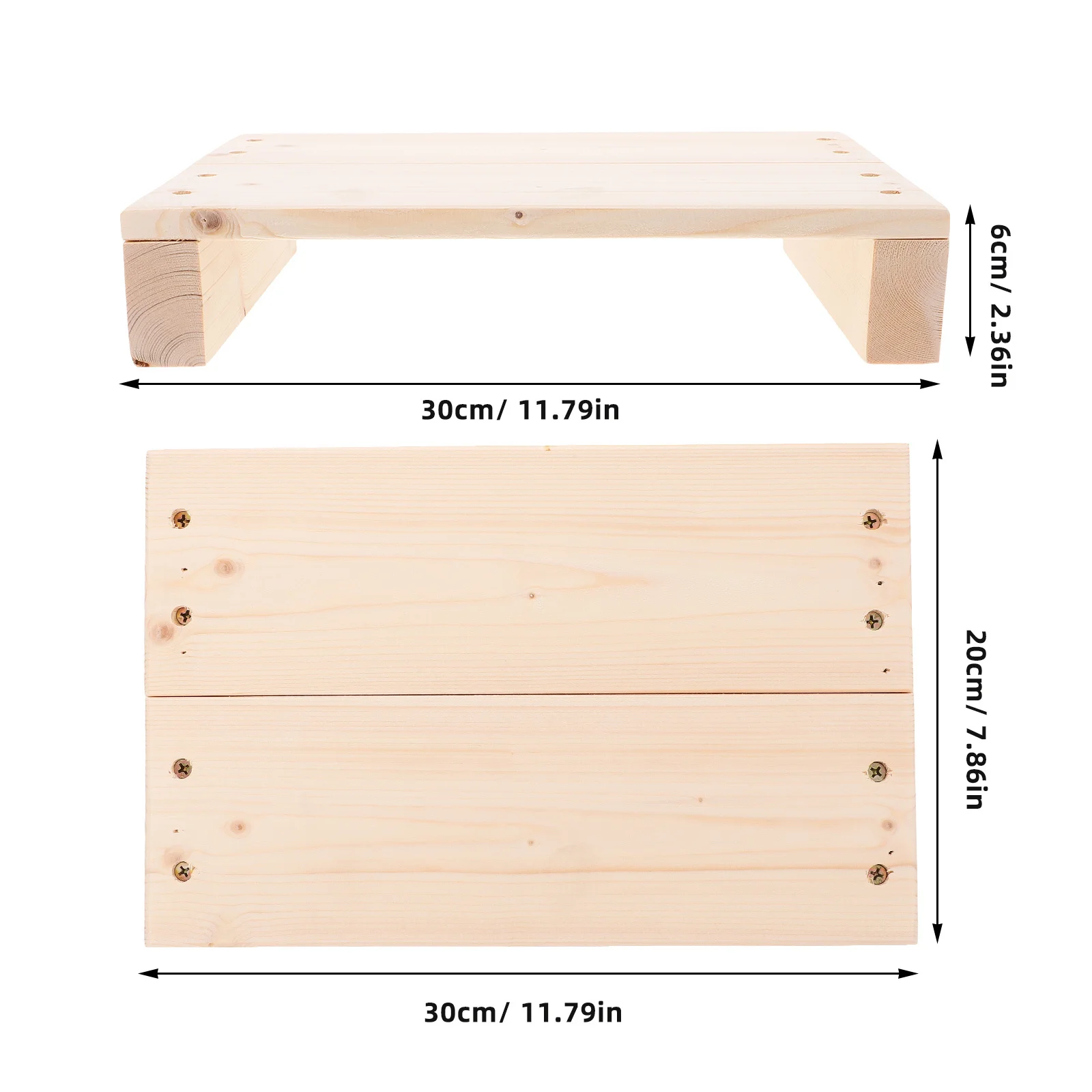 مقعد قدم خشبي متعدد الاستخدامات للاستخدام الداخلي والخارجي، مسند قدم مريح لسرير المكتب والمطبخ والحمام والكبار والأطفال