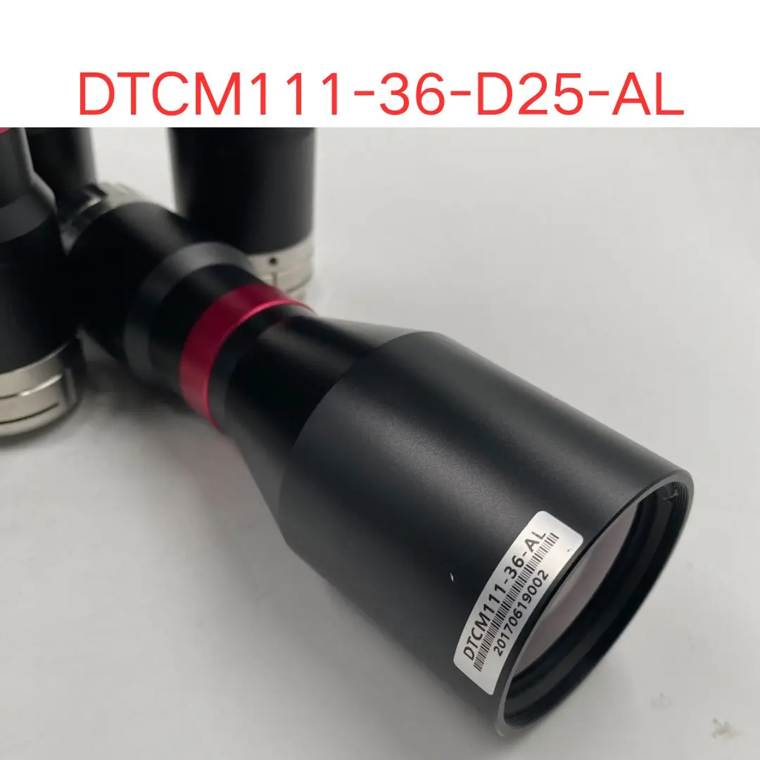 used DTCM111-36-D25-AL 0.511X110 Industrial high-precision dual telecentric lens test OK Fast shipping