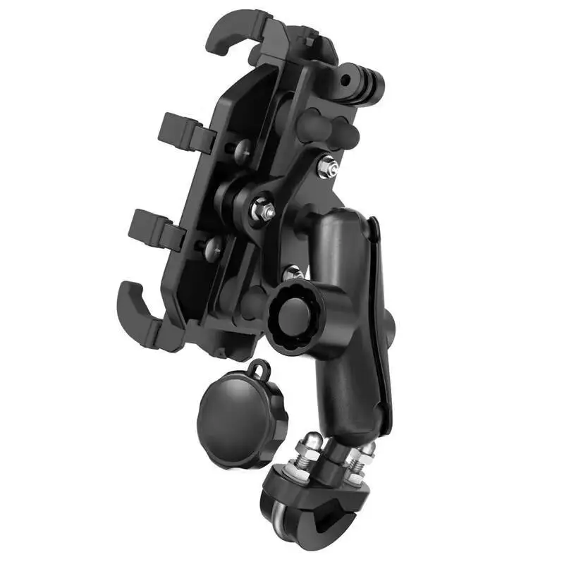 Rotating Holder Bicycle Motorcycle Mobile Phone Cell Handlebar 360° Stand Rearview Mirror Mount GPS E-Bike Aluminum Phone Holder