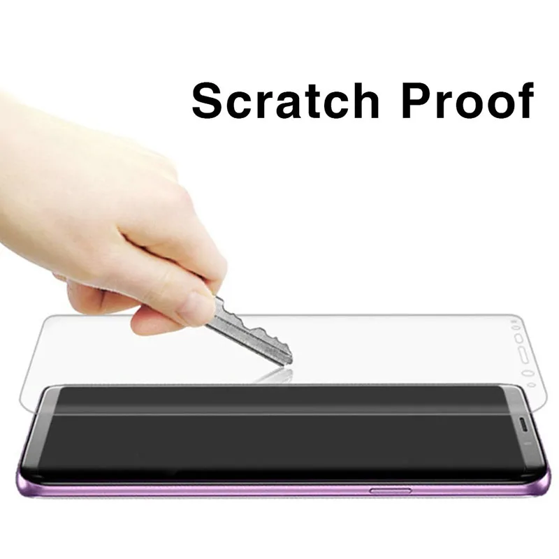 طبقة حماية الشاشة من الزجاج المقسى لهاتف سامسونج نوت 9 و 8 و s9 و s8 بلس و s7 و s6 edge و galaxy ليس 8 s و 9 s و 7 s و 9 و 8 و 7 و 6