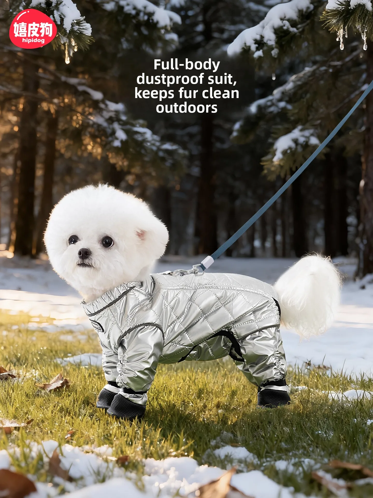 

Pet Dirt Resistant Leg Covers Four Foot Dust Pants Small Dog Clothes Bichon Outdoor Walking Dog Tool Winter Clothes