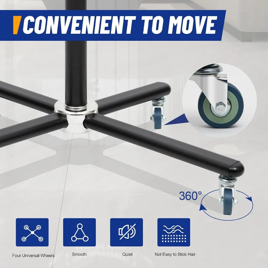 Sèche-cheveux infrarouge 950W avec conception à bille roulante 3 en 1, buse rotative à 360 degrés, 6 Modes de chaleur et de vitesse réglables, Freesta professionnelle