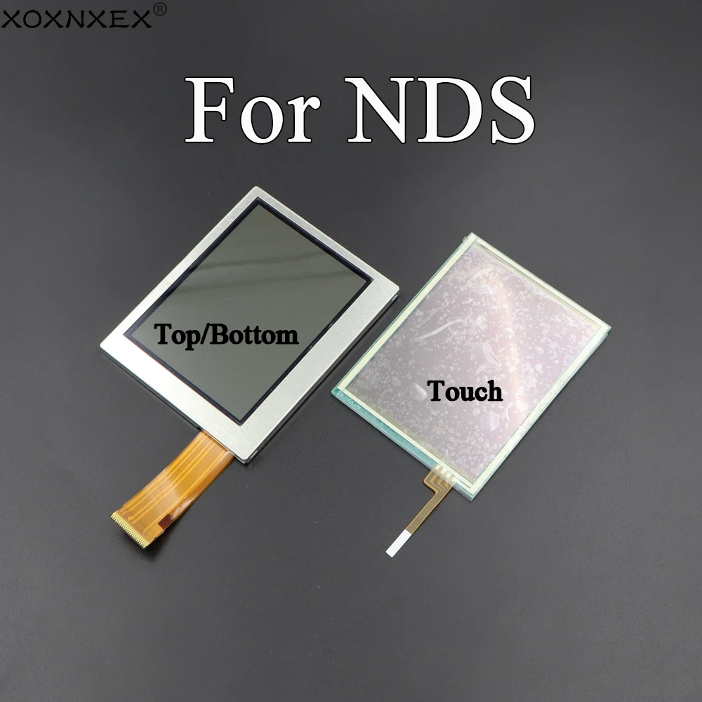 1 Stück für NDS-Spielkonsole, LCD-Bildschirme, Ersatz für oberen und unteren LCD-Bildschirm, Touchscreen